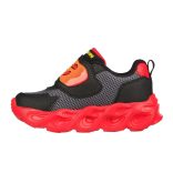Skechers világító sportcipő 400104N BKRD-24