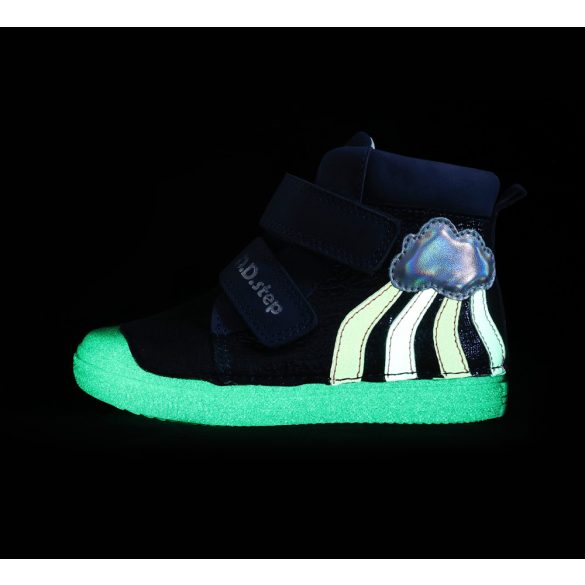 D.D.Step fluoreszkáló talpú bőrcipő A049-374-30
