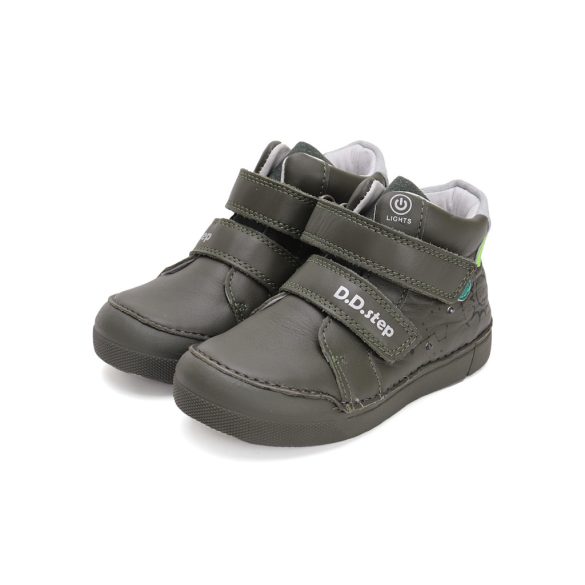 D.D.Step világító bőrcipő A068-42418A-36