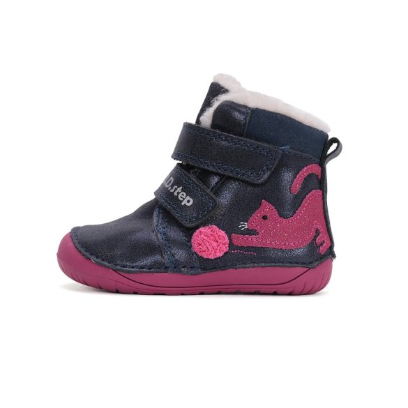 D.D.Step BAREFOOT bélelt bőrcsizma W070-42110A-21