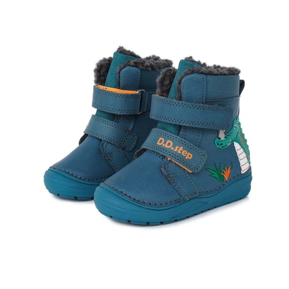 D.D.step bélelt bőrcsizma W071-318A-20