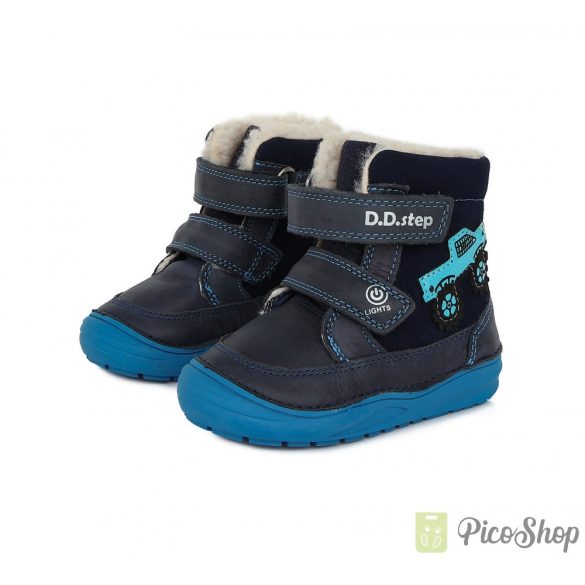 D.D.Step világító bőrcipő W071-32-20