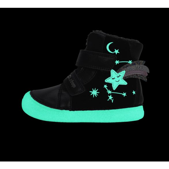 D.D.Step fluoreszkáló talpú bélelt bőrcsizma W078-42604-37